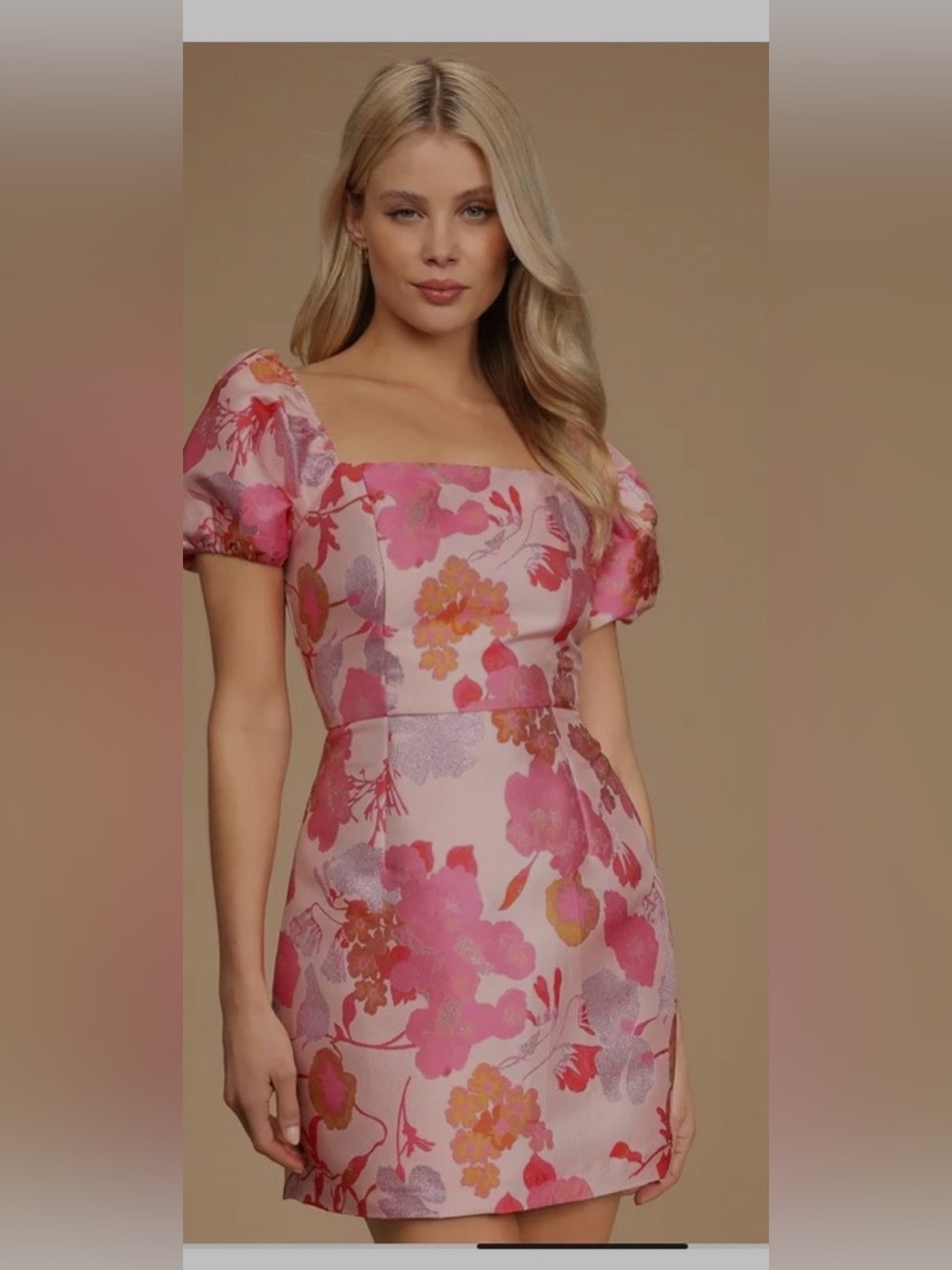 Lulus Multi Floral Mini Dress Small